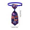 thumbnail image 3 of Chmadoxn Independence Day Pet Tie for Dogs and Cats, 4th of July Patriotic Stars and Stripes Adjustable Necktie, Red White and Blue Memorial Day Holiday Grooming Accessory, 3 of 6