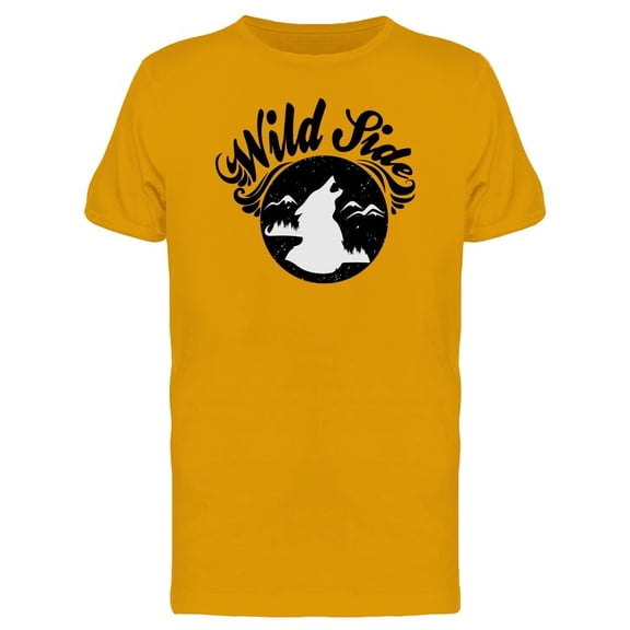 Wolf Howling Wild Side Tee Men's -Image by Shutterstock