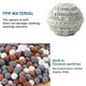 thumbnail image 4 of Advancent Eco Laundry Ball Orb Sin detergente Wash Wizard Style Lavadora ION Lavandería reutilizable Clean Ball Herramientas de limpieza Suministros de limpieza para el hogar Blanco Advancent HA004639-03, 4 of 6