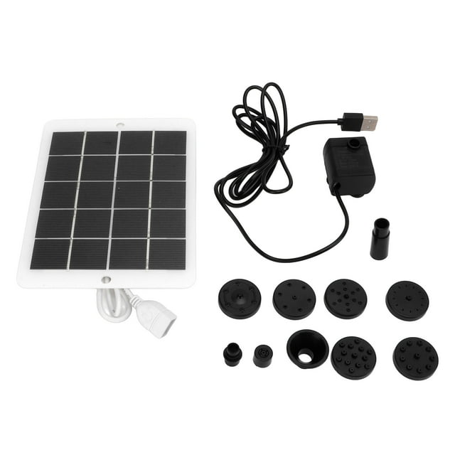Bomba de agua solar para fuente de agua de 3W y 5V, 120L/H, bomba de agua solar para jardín paisajístico para estanque al aire libre YUNYI BRAND Deportes