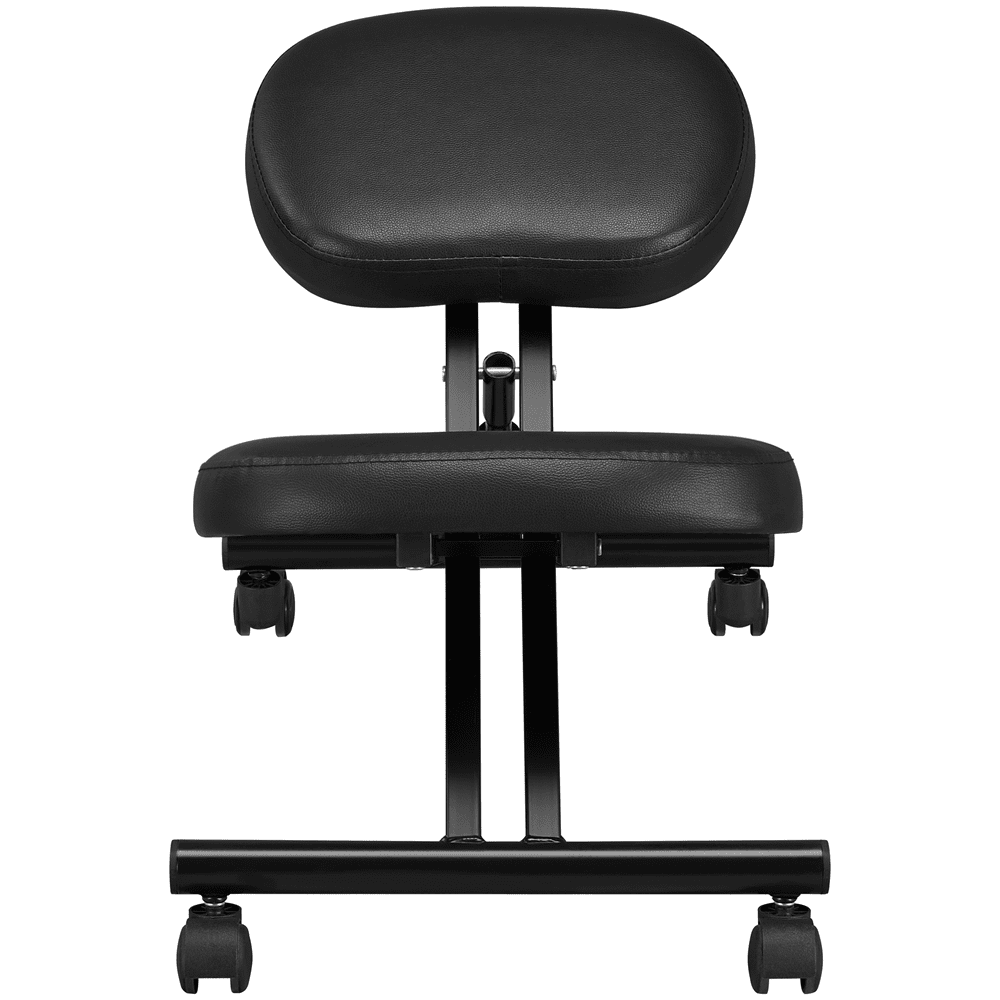 Renwick Kneeling Chair with Swivel, 220 lb. Capacity, Black