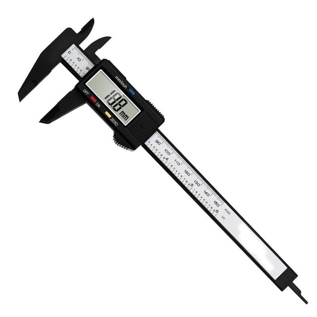 Calibrador Vernier eléctrico, pantalla digital eléctrica negra Calibrador Vernier Pantalla digital Calibrador Vernier Estética elegante
