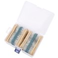 thumbnail image 1 of Metal Film Resistor Kit, Resistor Assorted Kit  Heat Resistance High Accuracy High Hardness Convenient  for Various Radio Electronic Equipment, 1 of 7