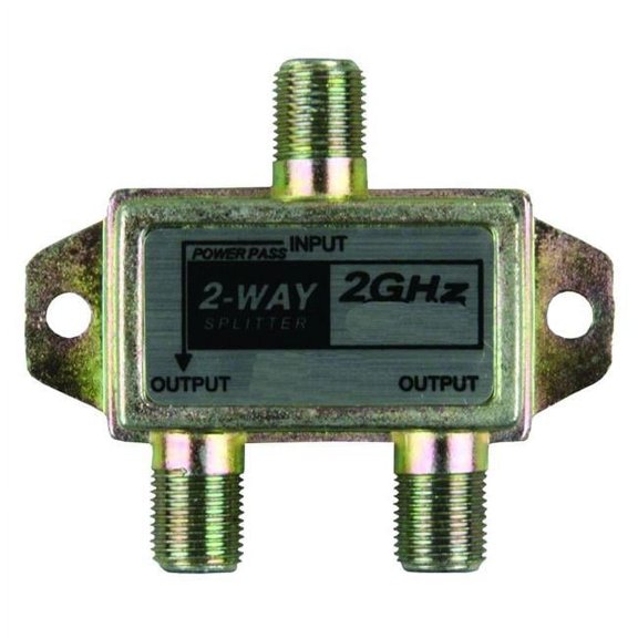 JR Products JRP47355 2-way 2 Ghz HD Satellite Line Splitter