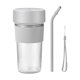 thumbnail image 2 of Vaso exprimidor eléctrico portátil | Batidora de frutas multifunción para el hogar | Extractor recargable | Botella de viaje a prueba de fugas | Fácil de limpiar | Blanco/Rosa/Verde | 9x9x19cm | 300g, 2 of 6