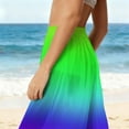 thumbnail image 7 of Turilly Cover Up Pants for Swimwear Women Chiffon Lightweight Sun Protection Beach Pants Wide Leg Bohemian Style Pants, 7 of 7