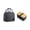#5564-Black, variant on Cevemin Square Lunch Box Bento Box Insulated Food Container Set - Double Layer Plastic Lunch Box Set with 2 Compartments, Black/White, 7.18 x 4.13 x 3.54 Inches for Work, Office, Picnic