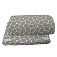 thumbnail image 4 of Minimalist Foot Rest, Geometric Circles Pattern Abstract Dots Spouts Weaving Motif Art, Non-Slip Backing Ergonomic Memory Foam Leg Support for Office, Eggshell and Charcoal Grey, by Ambesonne, 4 of 5