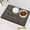 Boho Dark Grey, variant on Moroccan Stain Dog Food & Water Mat, Boho Pet Feeding Mat for Floor Non-Slip Waterproof, Super Absorbent Cat Bowl Mat, Easy to Clean Durable Pet Placemat,16" × 24"