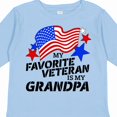 thumbnail image 4 of Inktastic My Favorite Veteran is My Grandpa Boys or Girls Long Sleeve Toddler T-Shirt, 4 of 5