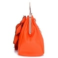 thumbnail image 3 of Ruiatoo Handbag for Women Flower Fashion Satchel Tote PU Leather Evening Shoulder Bags with Strap for Party Orange, 3 of 7