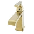thumbnail image 4 of Fine Fixtures Arched Square Single Hole Bathroom Faucet, Satin Brass, 4 of 5