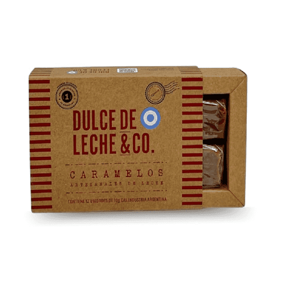 Dulce de Leche Argentina Premium Chewable Candies.- Caramel Milk Toffee - DDL&CO 120gr