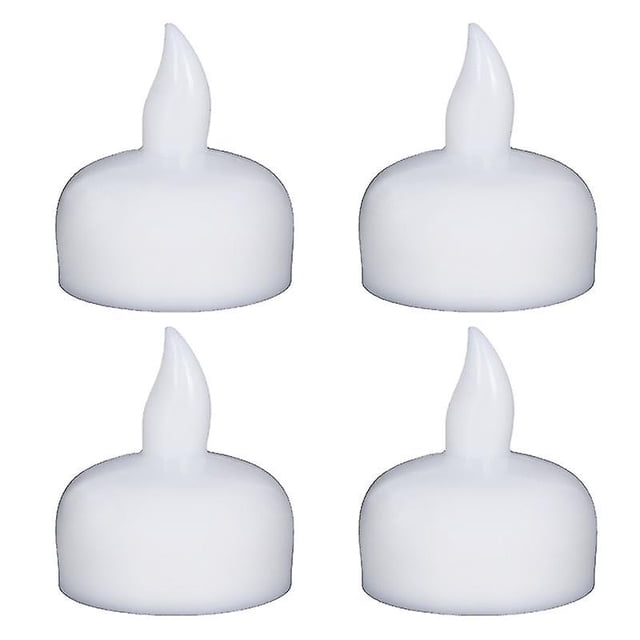 Juego de velas de luz Led con forma de vela pequeña sin llama, velas candelitas con pilas blancas cálidas para fiesta en casa de vacaciones
