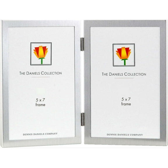 Dennis Daniels A2105DS 5 x 7 in. Vertical Frame - Silver