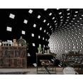 thumbnail image 4 of Papier Peint 3D Tunnel Spatial Noir SKU WAL0193, 4 of 8