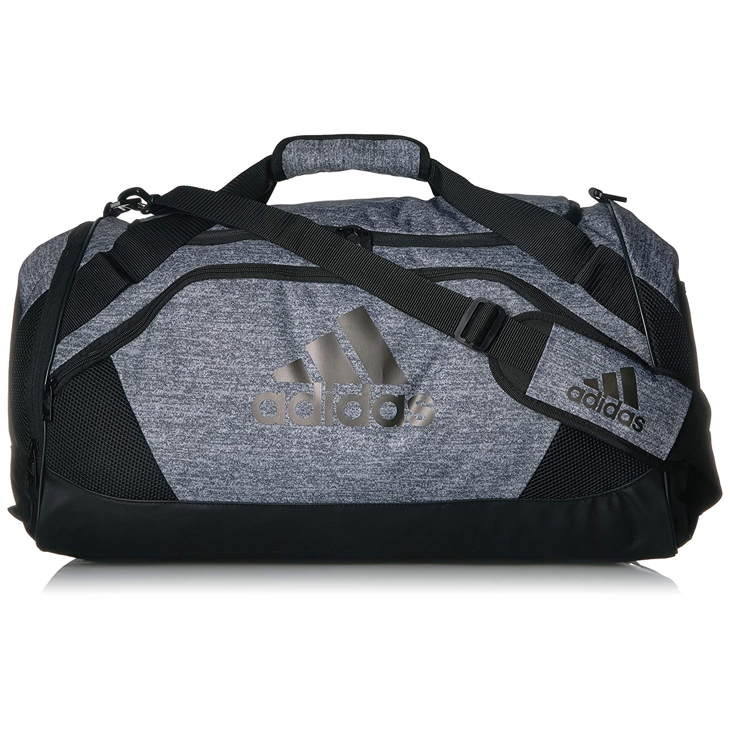 adidas Defender III medium duffel Bag, Onix Jersey/Black, One Size ... adidas Defender III medium duffel Bag, Onix Jersey/Black, One Size ...