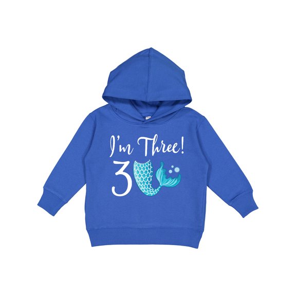 Inktastic 3rd Birthday Mermaid Party Toddler Hoodie