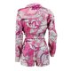 thumbnail image 5 of ICHUANYI Clearance Women's Sexy And Fashionable Printed Coat With A Three Piece Bra Set, Long Sleeved V-neck Top/shirt Set ICHUANYI "ICHUANYI", 5 of 5