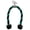 Green&Black, variant on qibylift 27 Inch Nylon Tricep Rope Cable Machine Attachment with Rubber End Caps