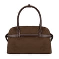 thumbnail image 3 of Wrangler Suede Handbag for Women Small Satchel Crossbody Bag Western Purse, Coffee, 3 of 9