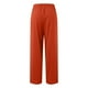 thumbnail image 5 of Pantalones palazzo de lino de cintura alta y pierna ancha para mujer - Pantalones de playa con cordón - Tallas S-3XL, 5 of 5