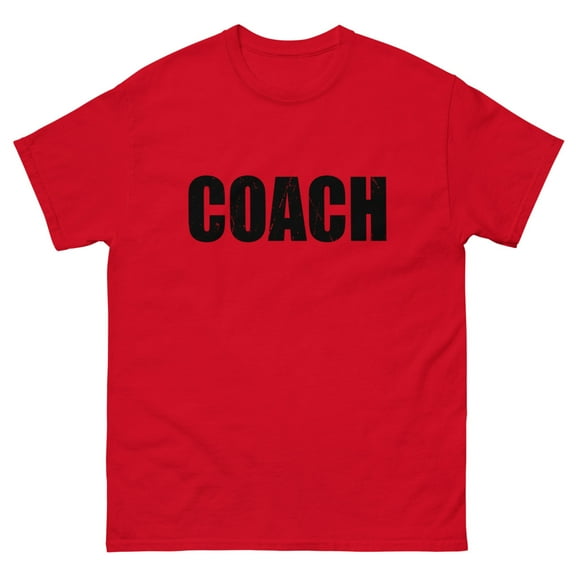 coach Coach Halloween Costume Party Cute & Funny Gift T shirt T Shirt Cute  (Red, S)