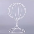 thumbnail image 3 of Présentoir à Chapeaux Support de Rangement en Métal pour Perruques Support Réutilisable Couleur Unie Organisateur de Vitrine Étagère de Magasin Réutilisable Blanc Bas, 3 of 7