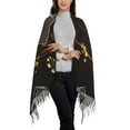 thumbnail image 2 of Sigee Casino Card Soccer for Scarf for Women Winter Warm Scarfs with Fringe, 2 of 8