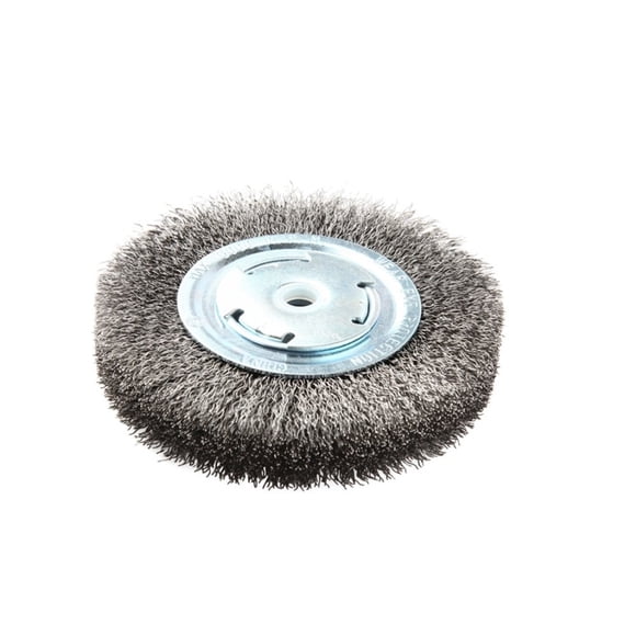 Lincoln Electric KH321 Crimped Wire Wheel Brush, 6000 RPM, 6" Diameter x 1" Face Width, 5/8" x 1/2" Arbor (Pack of 1)