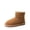 CHESTNUT, variant on Snow Boots for Women Genuine Suede Faux Fur Lining Water Resistant Anti-Slip Warm Winter Booties Slip On Memory Foam Comfort Ankle Boots FuzzyClassicⅡLow Boots