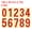 Red, variant on Uxcell Reflective Mailbox Numbers Sticker 0 - 9 Adhesive Address Number Black 3.27"