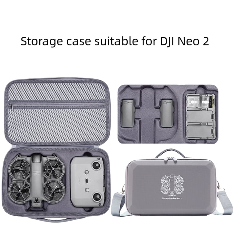 Tbest Drone Battery Safe Bag For NEO – Explosion-Proof & Fireproof Li-Ion Battery Storage Case, Holds 3 Batteries, Portable Compact Design