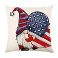 thumbnail image 1 of Funda de almohada del Día de la Independencia, funda de almohada de lino para cabecera de dormitorio, funda de almohada para sofá, decoración para fiestas navideñas, 1 of 4
