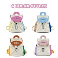 thumbnail image 7 of URSOFINE Lightweight Color Block Drawstring Backpack Cute Mini Backpack Casual Daypack, 7 of 7
