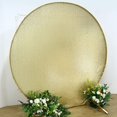 thumbnail image 5 of BalsaCircle 7.5 feet Champagne Metallic Sequin Round Backdrop Stand Cover Wedding Party, 5 of 8