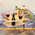 thumbnail image 4 of Cqxid Wine & glass racks Under $20 Wooden Wine Rack Outdoor Portable Wine Rack Removable Fruit Table Wine Glass Rack Multi Layer Food Rack, 4 of 9