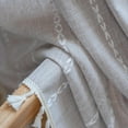 thumbnail image 7 of ATJIA 1 Panel Boho Curtain Light Filtering Country Farmhouse Vintage Chic Tassels Hollow for Bedroom Living Room Bohemian Drape, 7 of 7