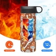 thumbnail image 6 of Fotbe Floral Hippie Mushrooms Pattern 18oz Sports Insulated Kettle Stainless Steel Sports Insulated Kettle For Running Hiking Cycling Climbing Man'S Woman'S Water Bottle, 6 of 8