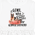 thumbnail image 4 of Inktastic A Girl Who Loves Her German Shepherd Girls Toddler Dress, 4 of 5