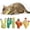 Green, variant on Pawsible 5 Pack Cactus Cat Toy Set, 100% Premium Cat Herb Filling, Natural Stimulation for Cats, Durable for Teething, Perfect Kitten Toy