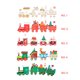 thumbnail image 2 of Worallymy pequeños adornos de tren de Navidad fiesta de Navidad de madera decoración de jardín de infantes tren de Navidad juguetes para niños regalo Worallymy JD735806928, 2 of 7