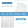 thumbnail image 3 of Mamparas de ducha para bañera Mamparas Cortina transparente Forro decorativo, 3 of 6
