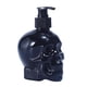 thumbnail image 1 of Botella de líquido con cabeza de calavera, dispensador de jabón de prensa multiusos recargable, adorno creativo para 1 Uds.-negro, 1 of 2