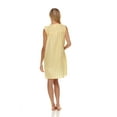 thumbnail image 4 of Lati Fashion Women Zipper Front Duster Sleeveless Female Nightgowns & Sleepshirts Yellow Size X-Large, 4 of 4