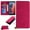 Hot Pink, variant on Xpression Phone Case For Samsung Galaxy S25 /S24 Wallet Pouch with Credit Card Holder Flip, Magnetic Closure Vegan Leather and Stand Cover, Hot Pink