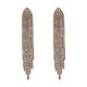 thumbnail image 4 of Pendientes de plata S925 con forma de aguja y diamantes geométricos en forma de triángulo, con borlas largas, ideales para uso diario, 4 of 5