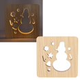 thumbnail image 4 of Lámpara 3D De Madera, Lámpara De Luz Nocturna Con Diseño De Muñeco De Nieve, Ahorro De Energía Para Bar ANGGREK JJ1217, 4 of 8