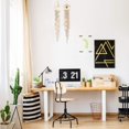 thumbnail image 4 of Atrapasueños de 2 piezas - Atrapasueños de estrellas y luna - Atrapasueños - Decoración de pared Atrapasueños con plumas Decoración vintage para el hogar Atrapasueños colgante Orn, 4 of 4