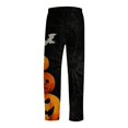 thumbnail image 5 of Satingcolo Men's Halloween Print Pajama Pants,Drawstring Casual Sleep Pants Pjs Bottoms,Halloween Gift For Men, 5 of 6